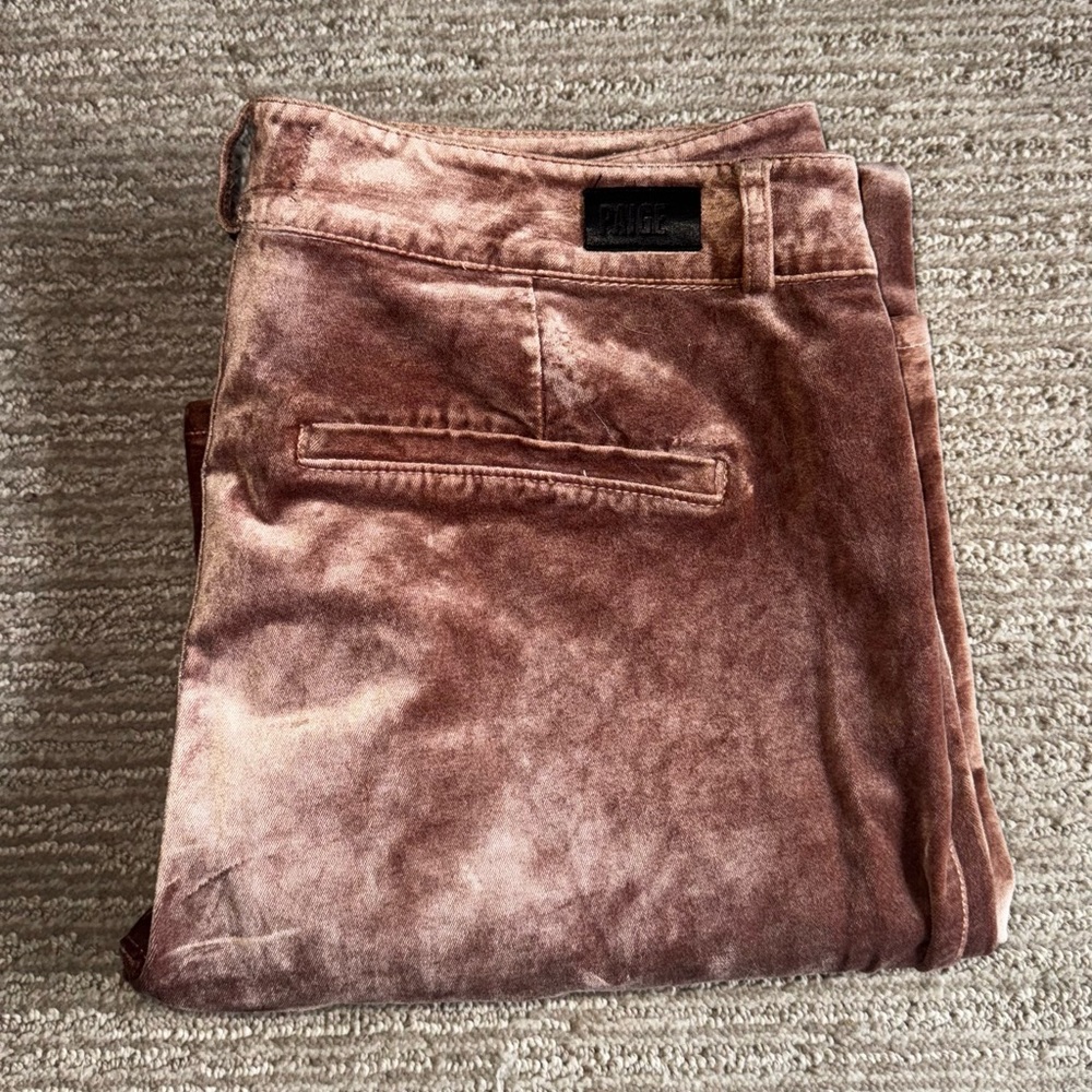 PAIGE Sloane Velvet Pants